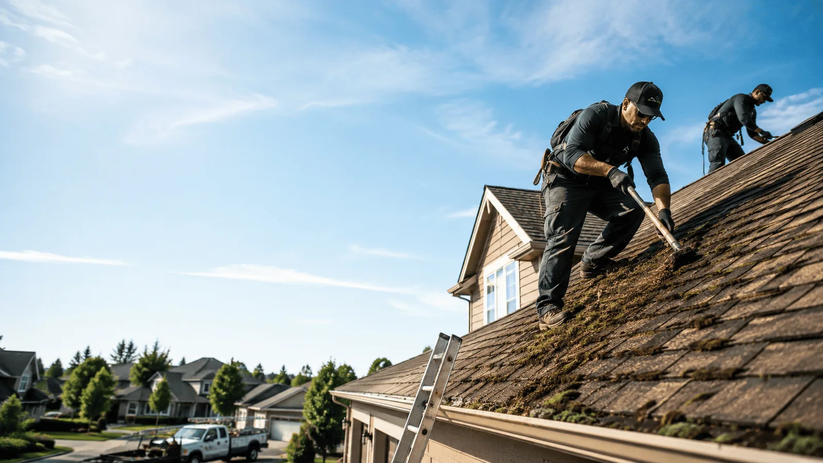 Roof Moss Removal in Hidalgo, IL near me